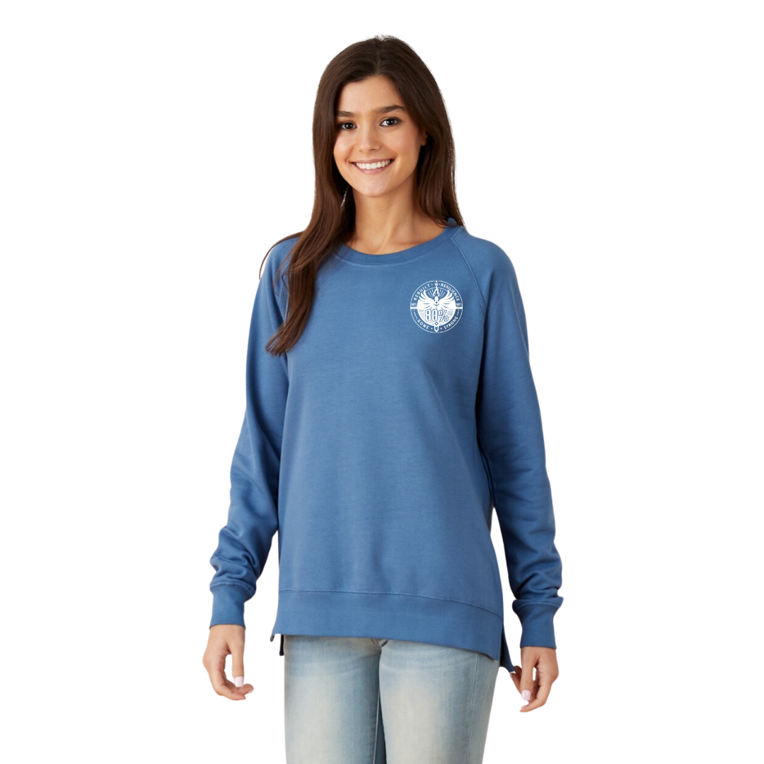 80 Percent Gone - Women's Crew Neck - Classic Logo (S-4XL)