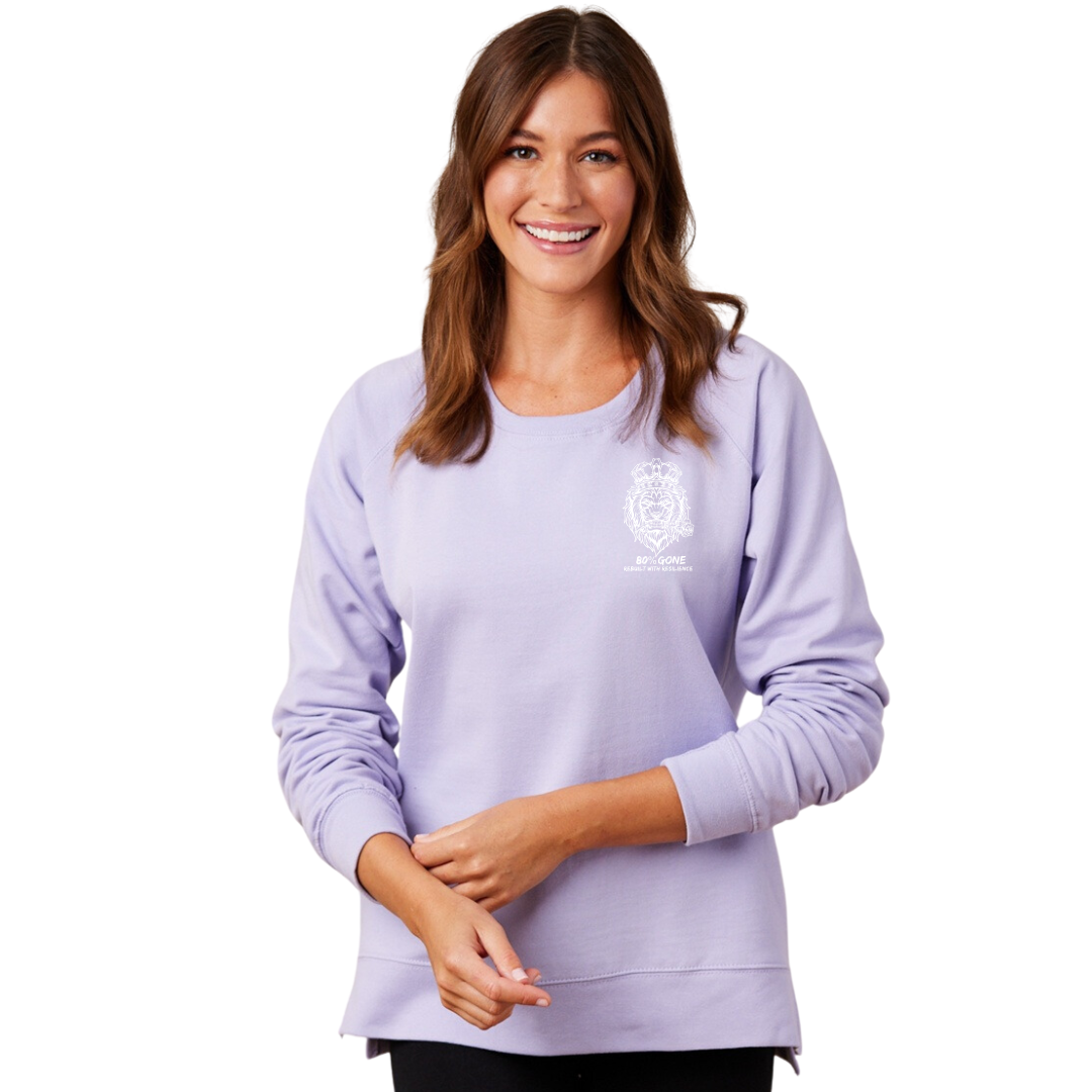 80 Percent Gone - Women's Crew Neck - Lion Logo (S-4XL)
