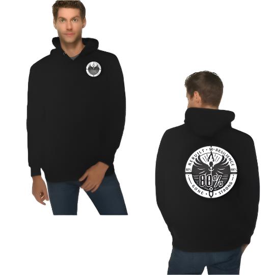 80 PERCENT GONE - HOODIE - CLASSIC LOGO (XS-5XL)