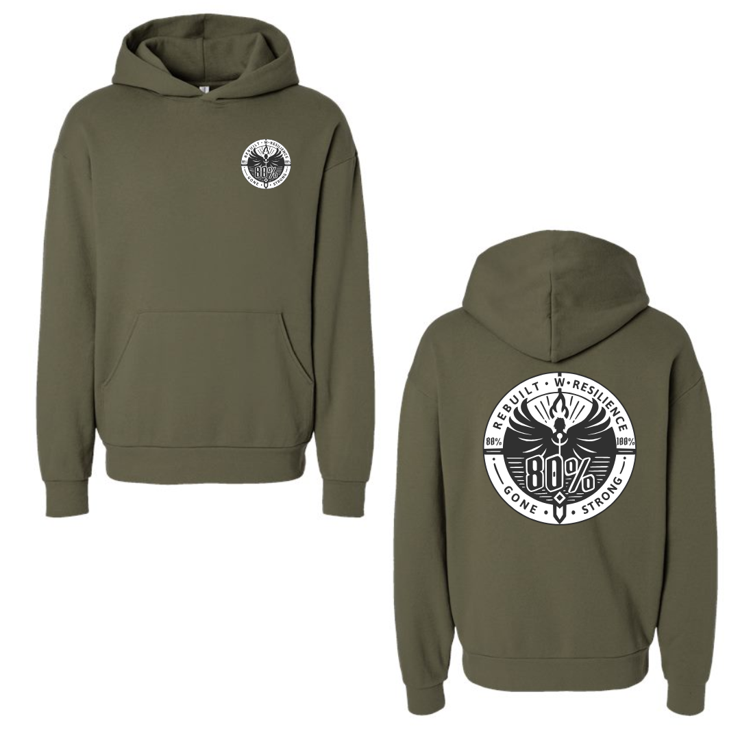 80 PERCENT GONE - Avenue Oversized Hoodie - Classic Logo