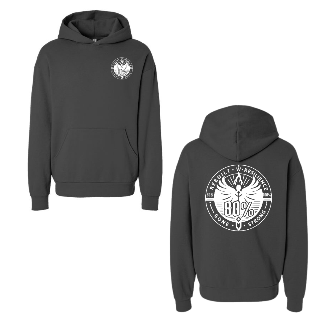 80 PERCENT GONE - Avenue Oversized Hoodie - Classic Logo
