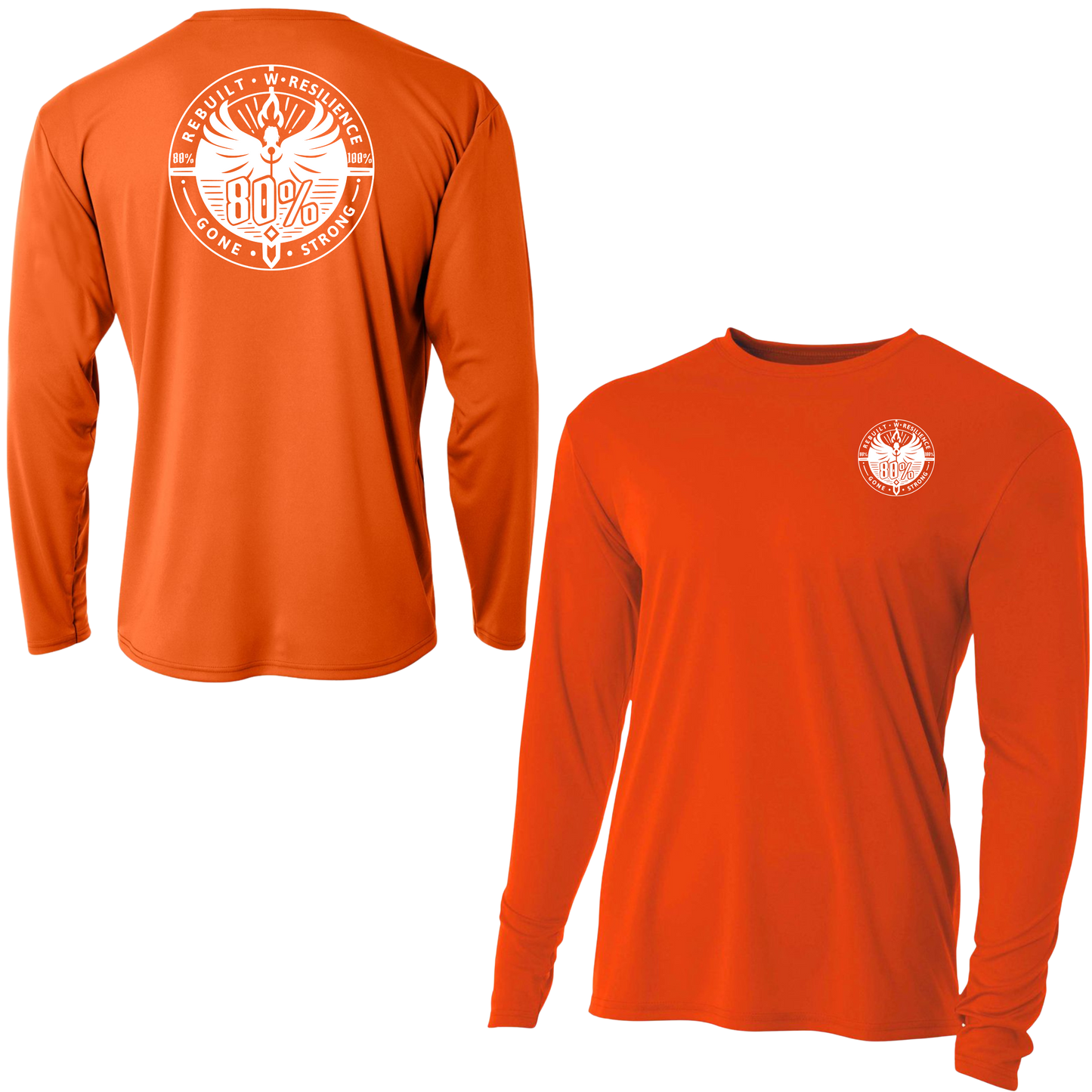 80 PERCENT GONE - UV LONG SLEEVE - CLASSIC LOGO
