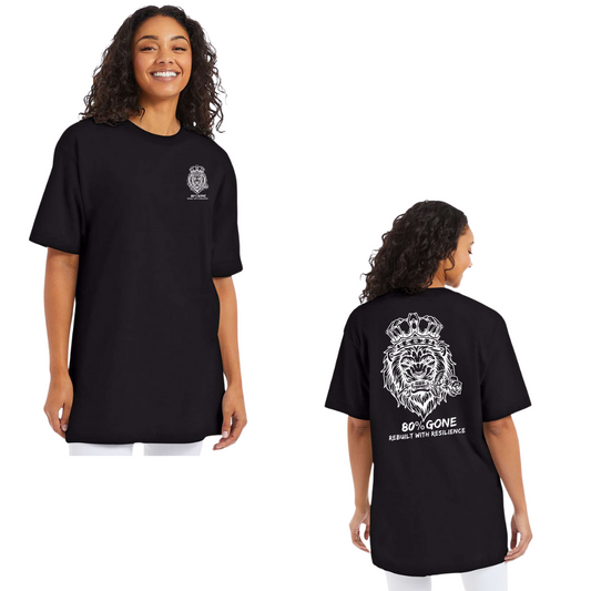 80 PERCENT GONE - TALL T-SHIRT LION LOGO